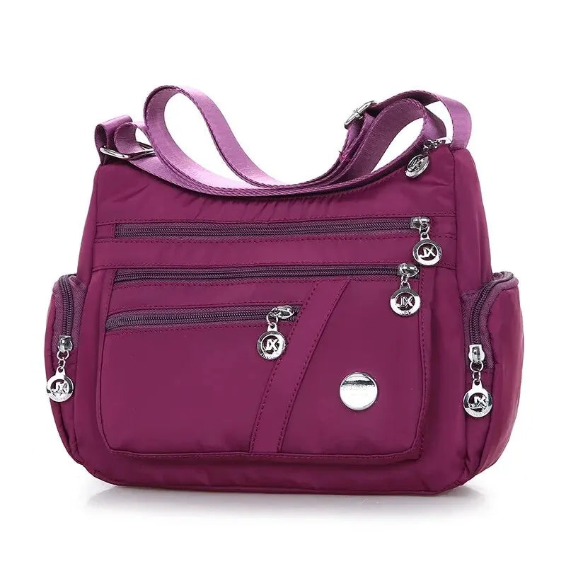 Women's Waterproof Nylon Crossbody Bag – Large Capacity
