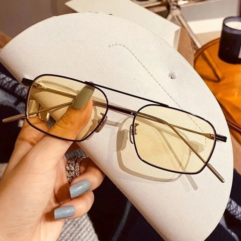 Fashion UV400 Sunglasses – Double Bridge Unisex Eyewear
