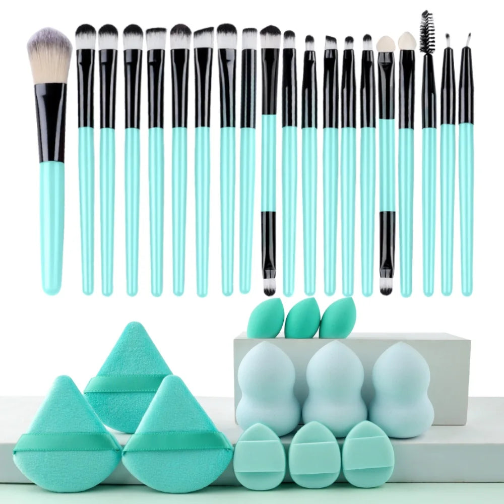 Piece Professional Makeup Brush Set with Beauty Blenders