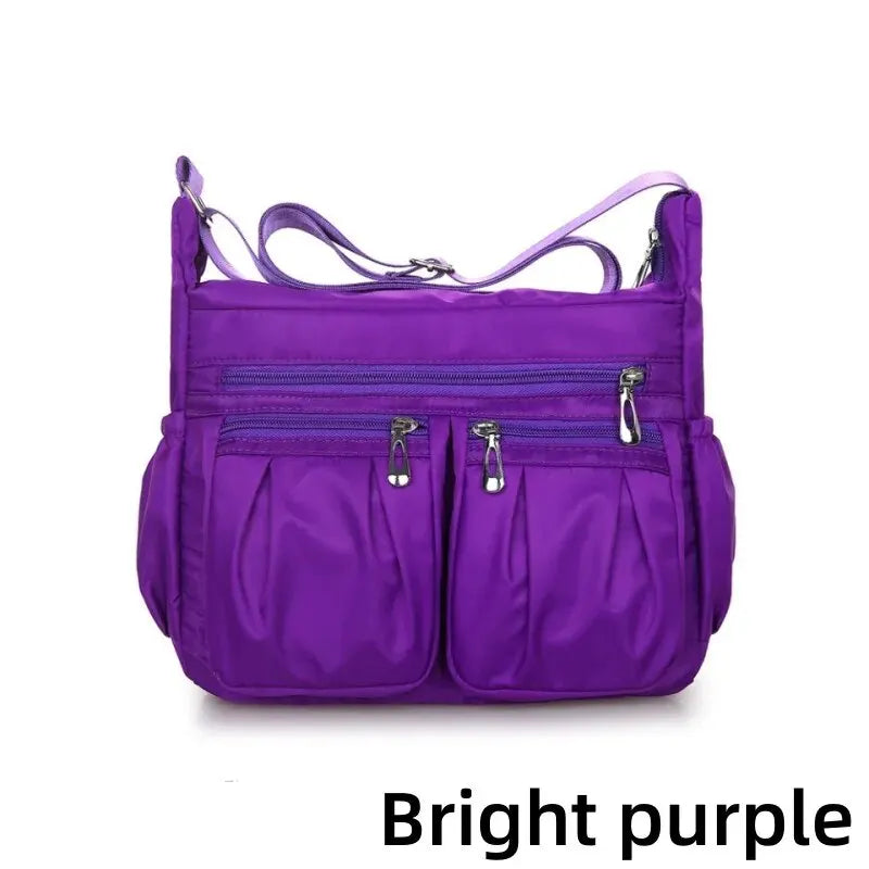 Women's Waterproof Nylon Crossbody Bag – Large Capacity