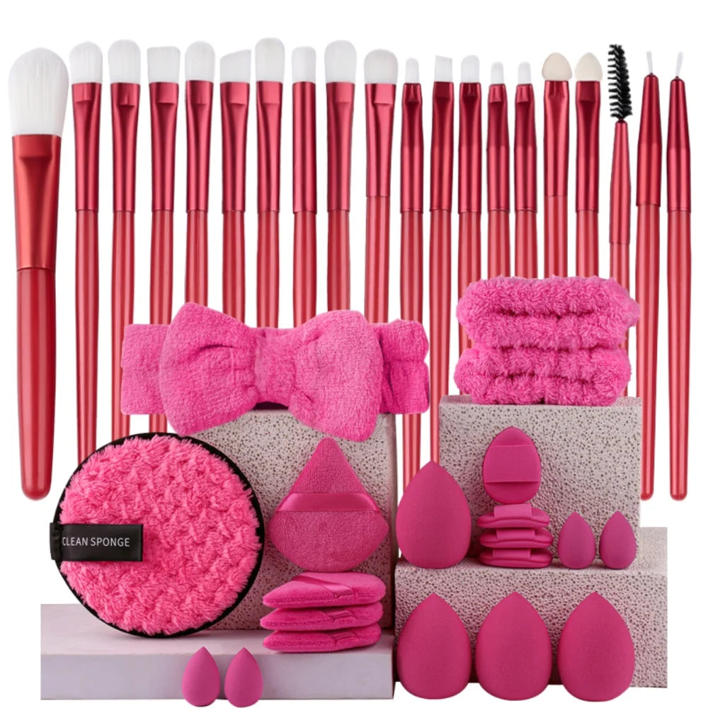 Piece Professional Makeup Brush Set with Beauty Blenders