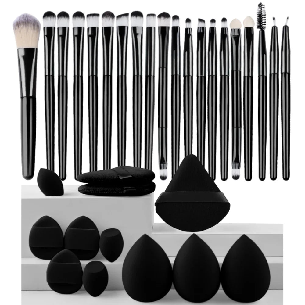 Piece Professional Makeup Brush Set with Beauty Blenders