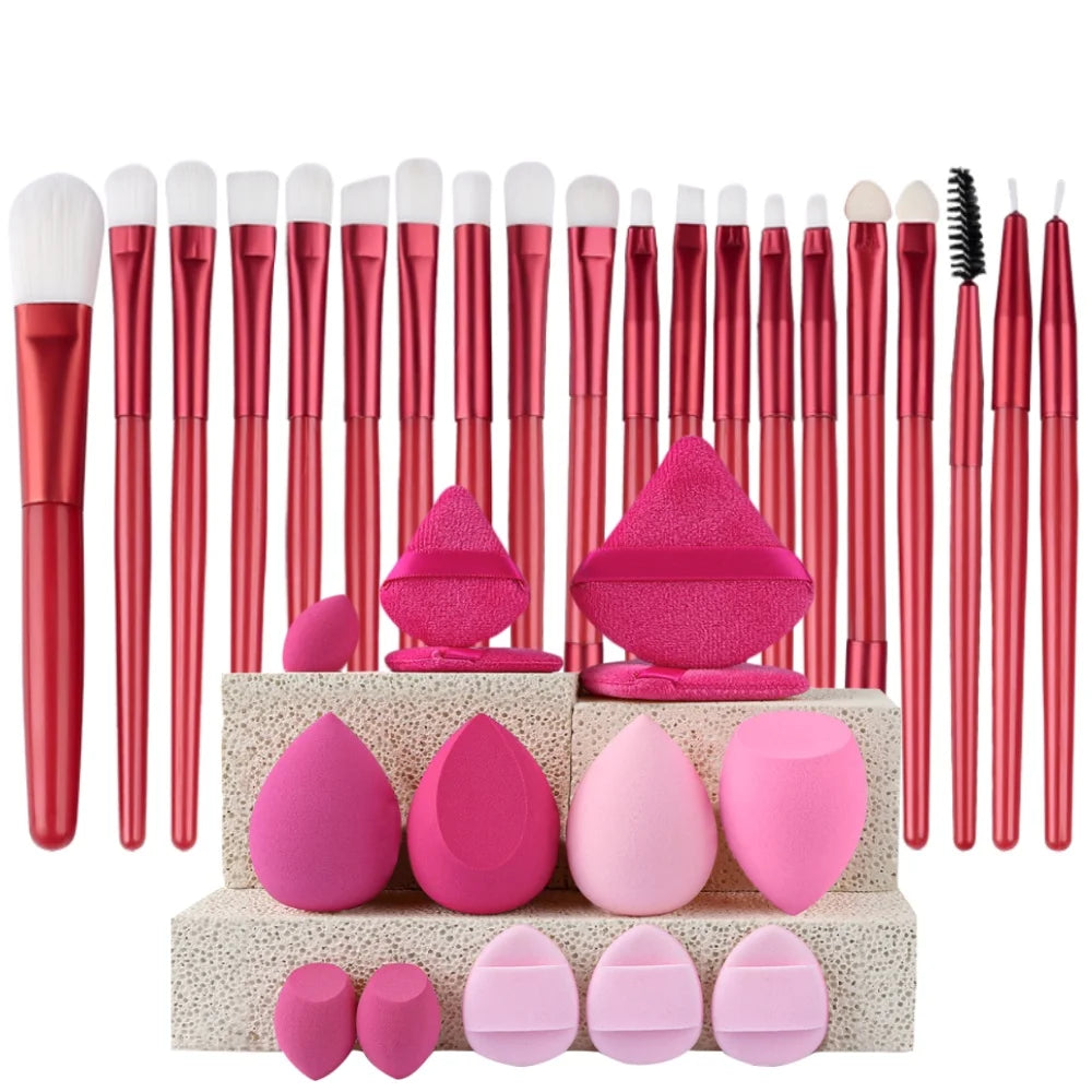 Piece Professional Makeup Brush Set with Beauty Blenders
