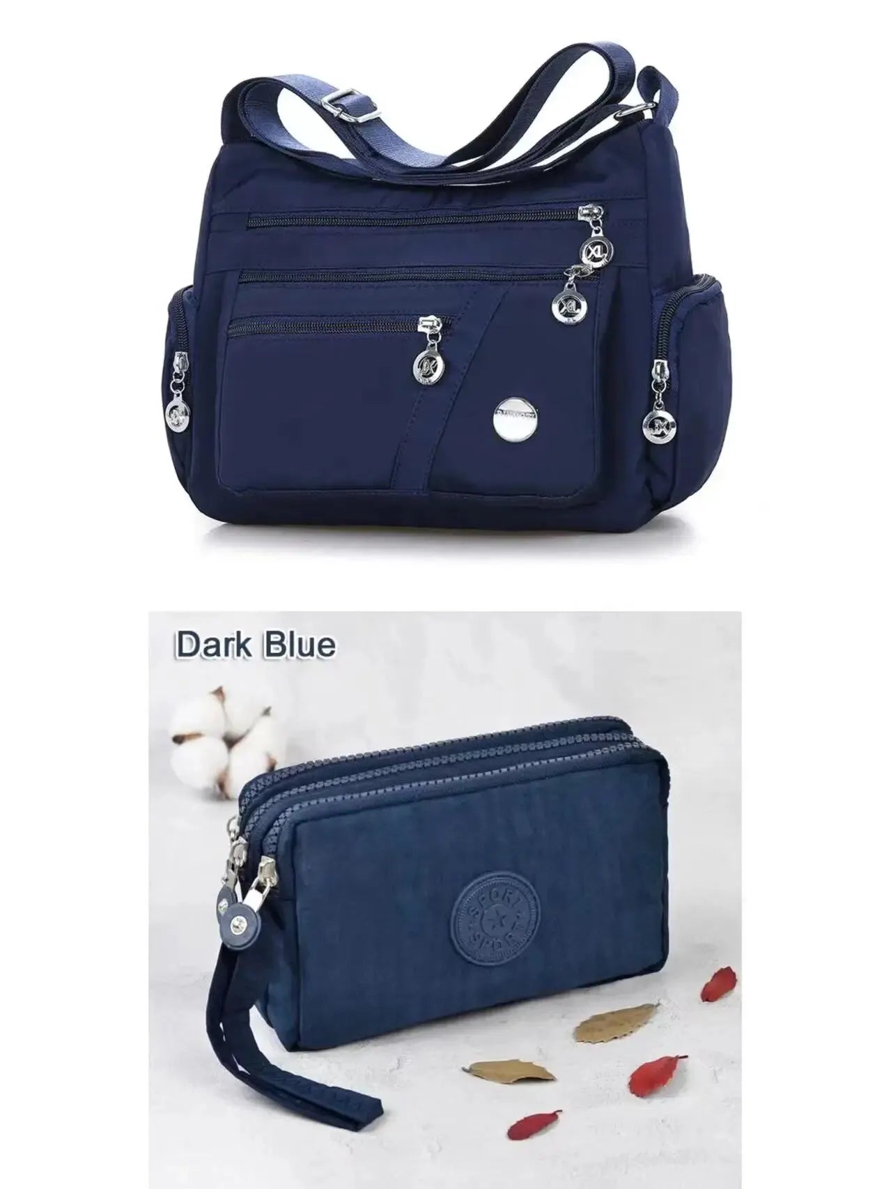 Women's Waterproof Nylon Crossbody Bag – Large Capacity
