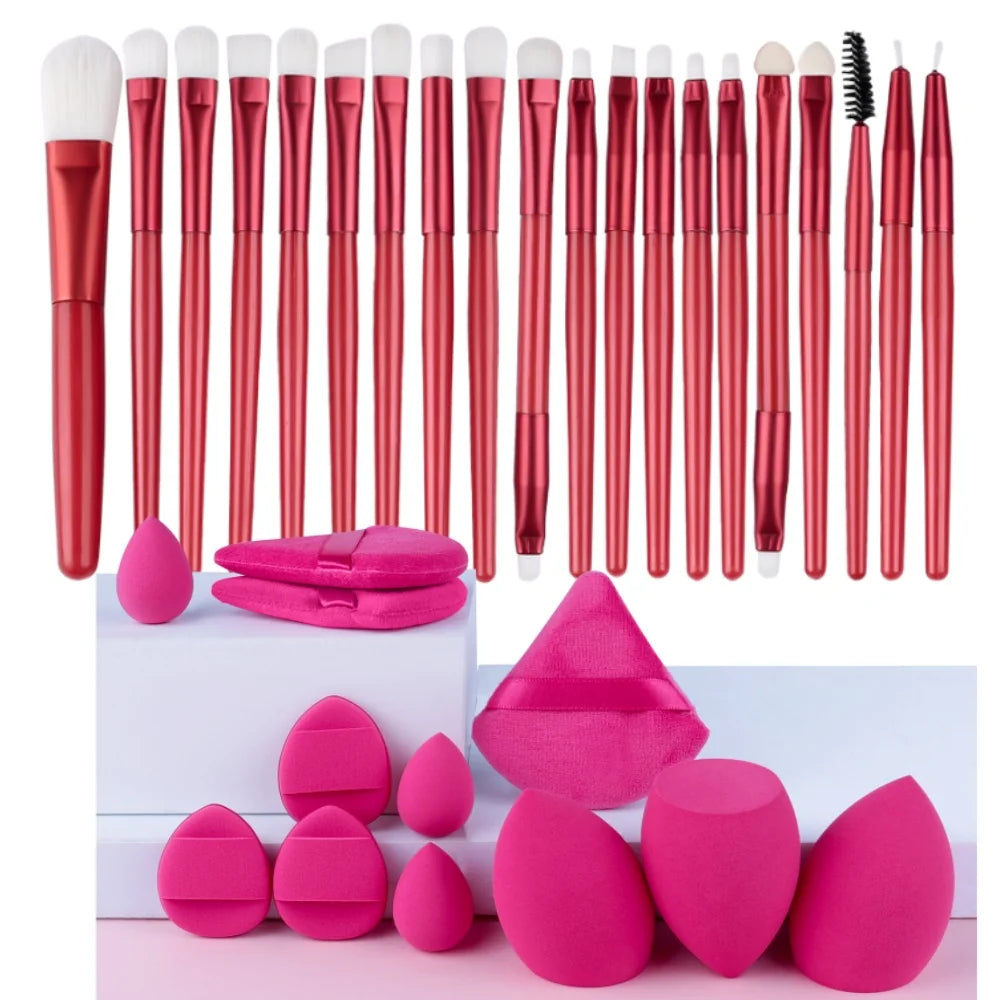 Piece Professional Makeup Brush Set with Beauty Blenders