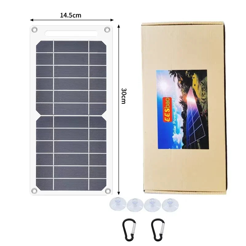 35W Portable USB Solar Panel Charger – Outdoor Power Bank Charging Panel