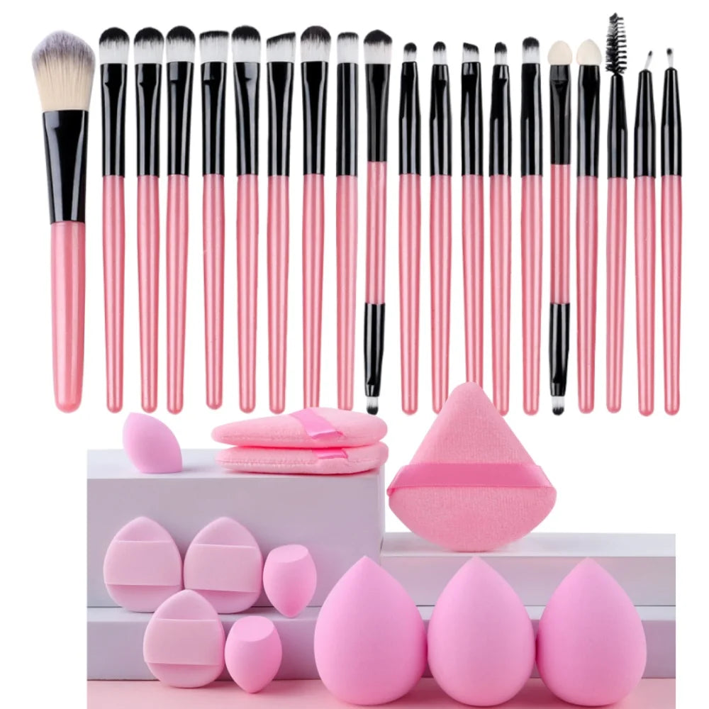 Piece Professional Makeup Brush Set with Beauty Blenders
