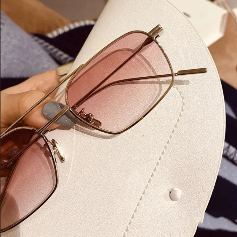 Fashion UV400 Sunglasses – Double Bridge Unisex Eyewear