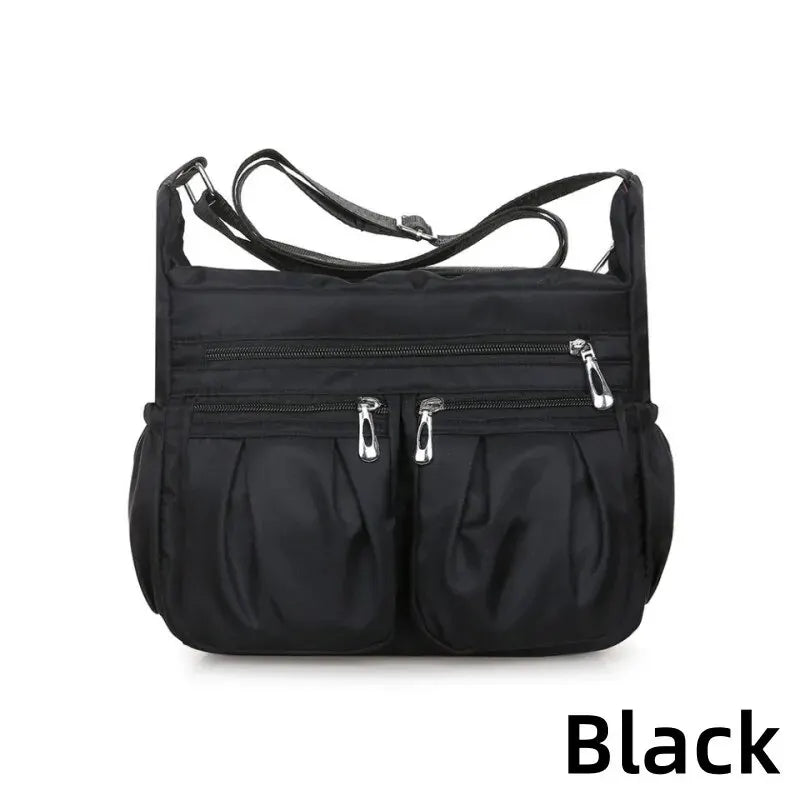 Women's Waterproof Nylon Crossbody Bag – Large Capacity