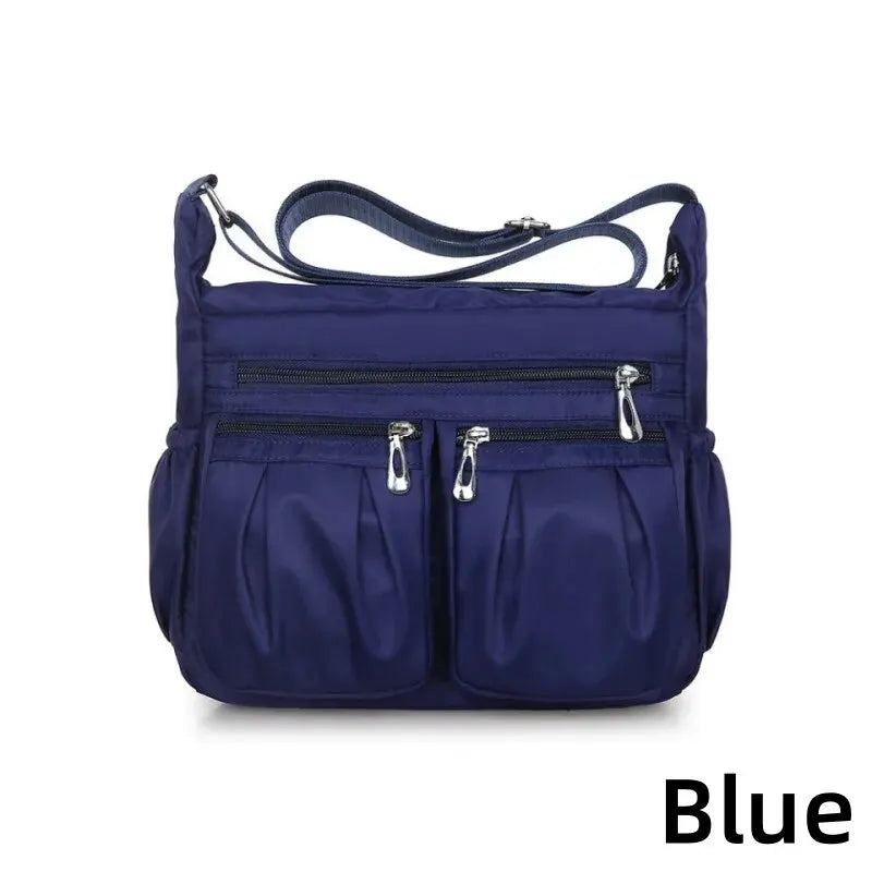 Women's Waterproof Nylon Crossbody Bag – Large Capacity