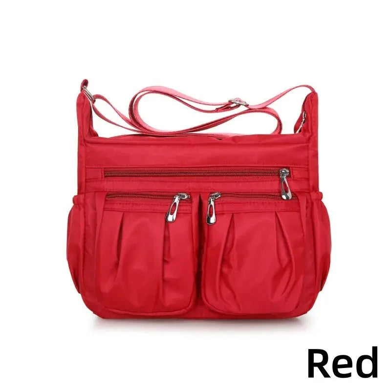 Women's Waterproof Nylon Crossbody Bag – Large Capacity