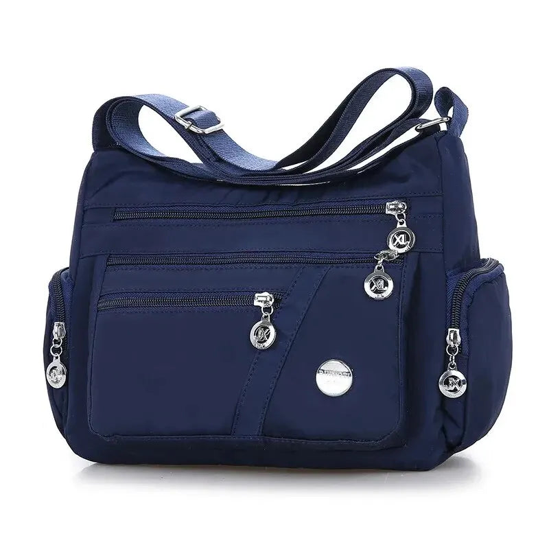 Women's Waterproof Nylon Crossbody Bag – Large Capacity