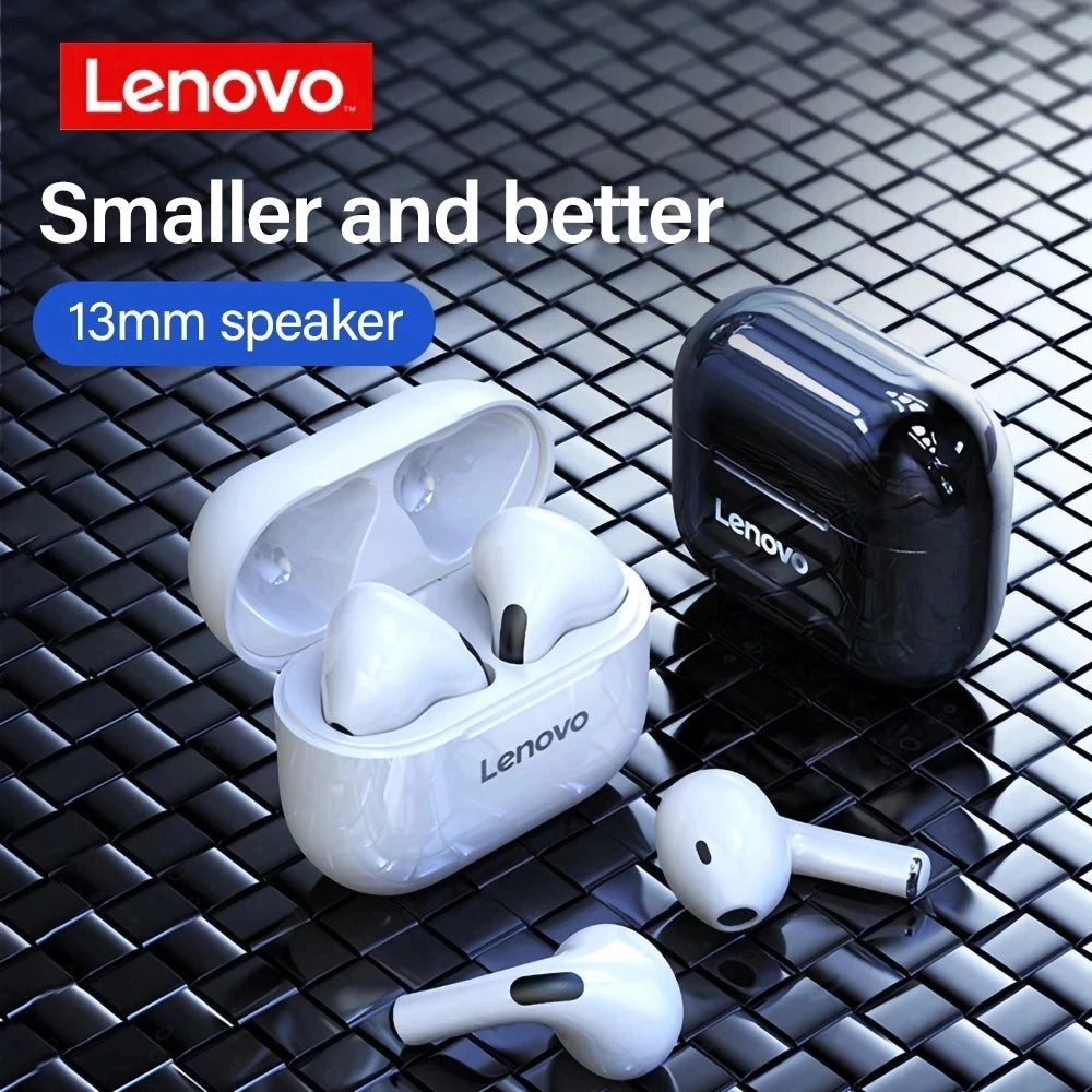 Lenovo LP40 TWS Wireless Bluetooth Earbuds – Touch Control & HiFi Stereo Sound