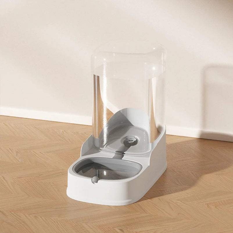 Automatic Pet Food & Water Dispenser Set – Large Capacity Gravity Feeder & Water Fountain for Cats and Small Dogs