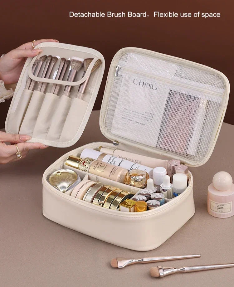 Double Layer Makeup Bag – Large Cosmetic Organizer