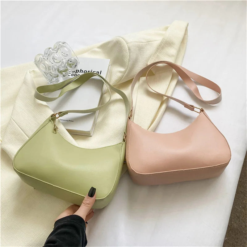 Elegant Small Crossbody Bag – PU Leather Handbag