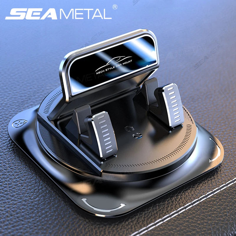 360° Dashboard Car Phone Mount – Universal Anti-Slip Silicone Holder for Smartphones