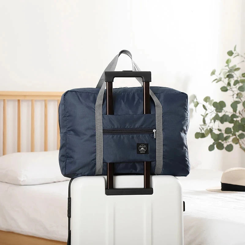 Large Foldable Travel Bag for Women – Carry-On Duffel