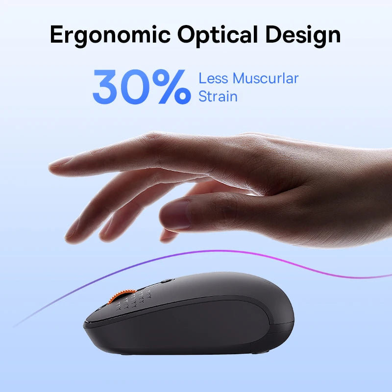 Baseus Wireless Bluetooth Mouse – Silent, Ergonomic & Precise