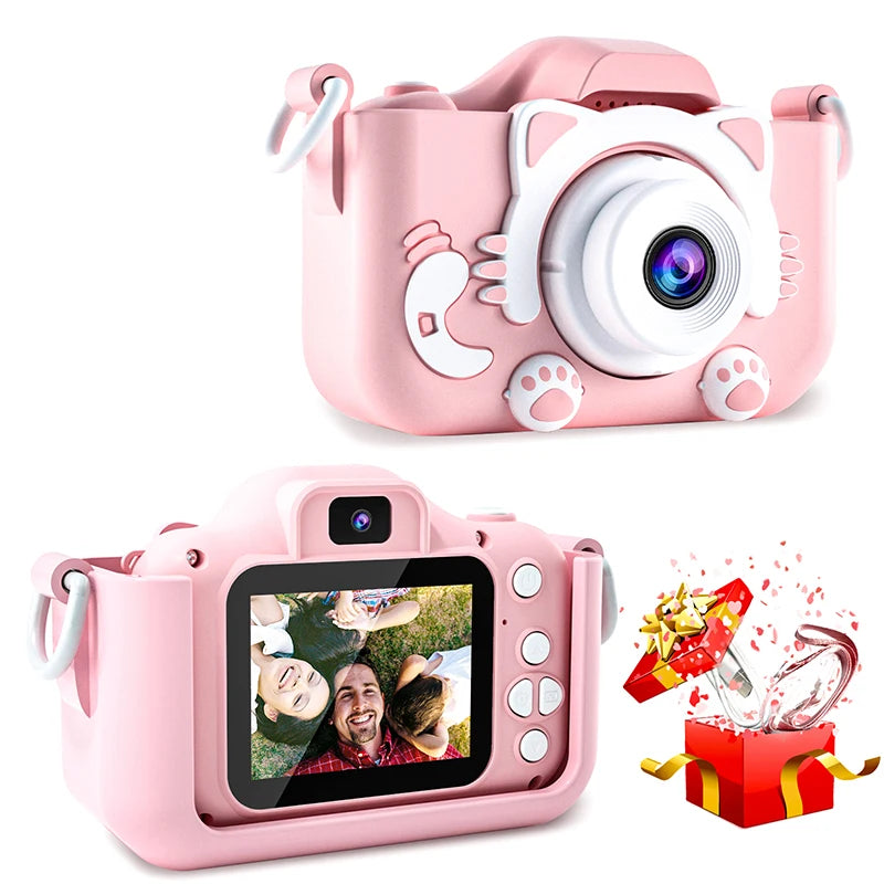 Kids Digital Camera 1080P – HD Children's Camera with 2" Screen & Silicone Protective Case