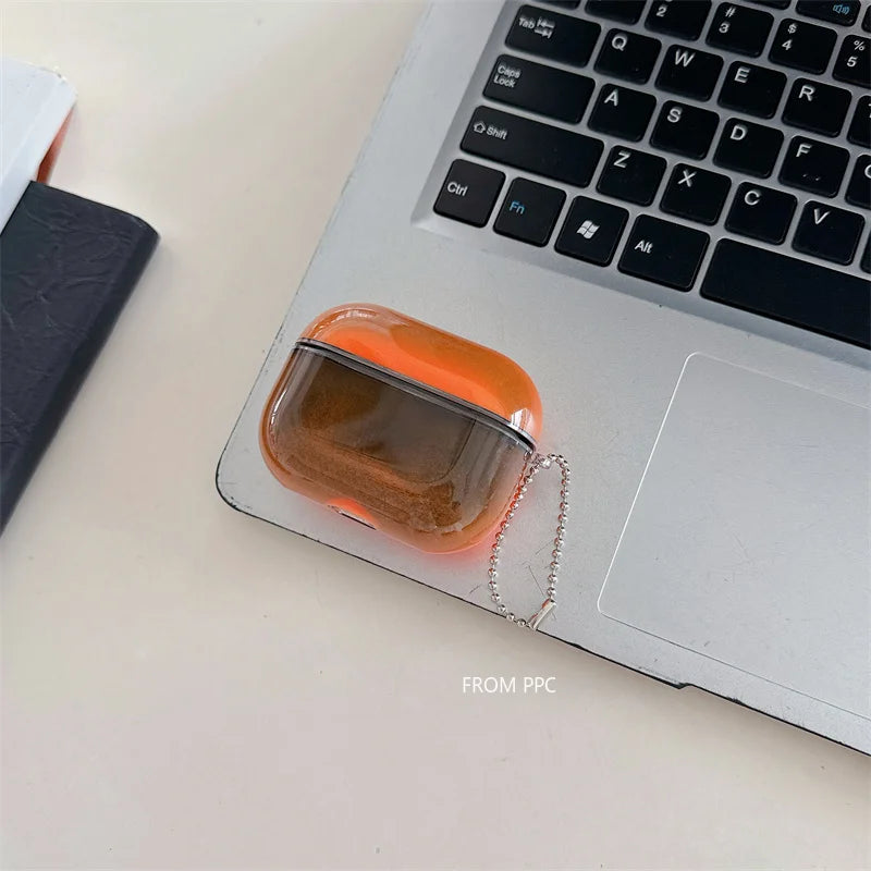 Luminous Floating Quicksand AirPods Case – Glitter Protective Cover for AirPods Pro & AirPods 2/3/4