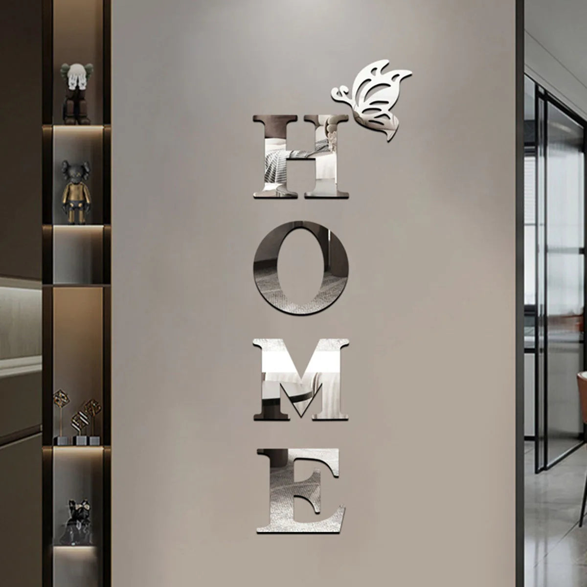 Minimalist House-Shaped Wall Mirror