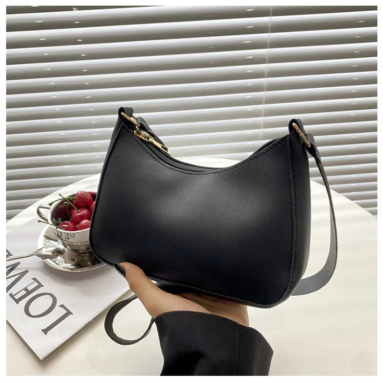 Elegant Small Crossbody Bag – PU Leather Handbag