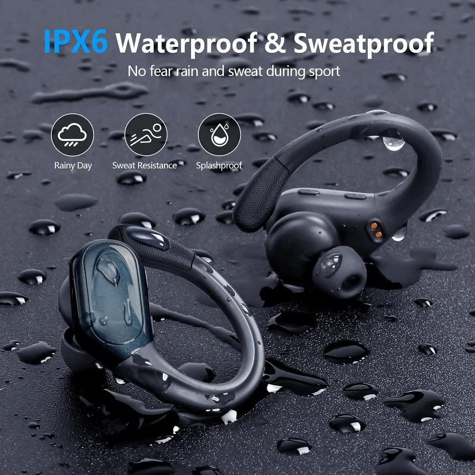 Bluetooth 5.3 Wireless Earbuds with Charging Case & Noise Reduction