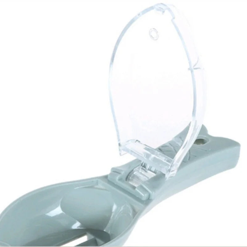 Kitchen Fish Scale Scraper with Lid – Manual Fish Scaler & Cleaning Tool