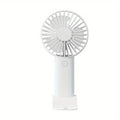 Rechargeable Mini Handheld Fan – Portable USB Fan with 3 Speeds & Phone Holder