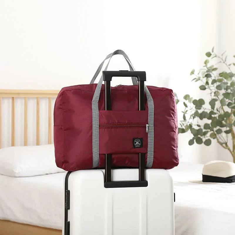 Large Foldable Travel Bag for Women – Carry-On Duffel