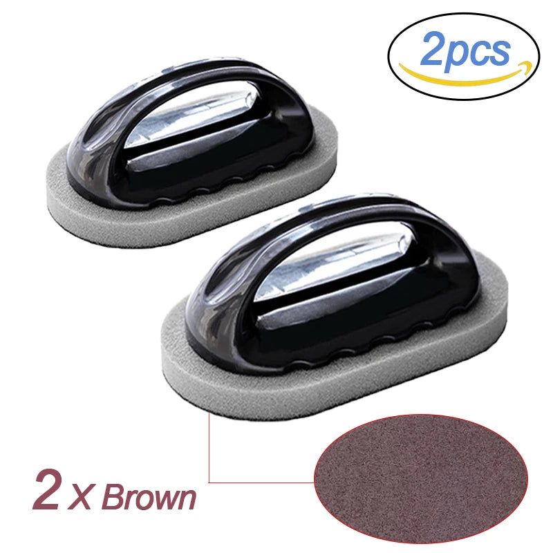 Premium Pot Cleaning Brush – Heavy Duty Kitchen Scrubber with Comfortable Grip