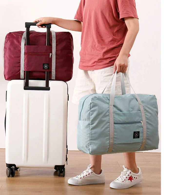 Large Foldable Travel Bag for Women – Carry-On Duffel