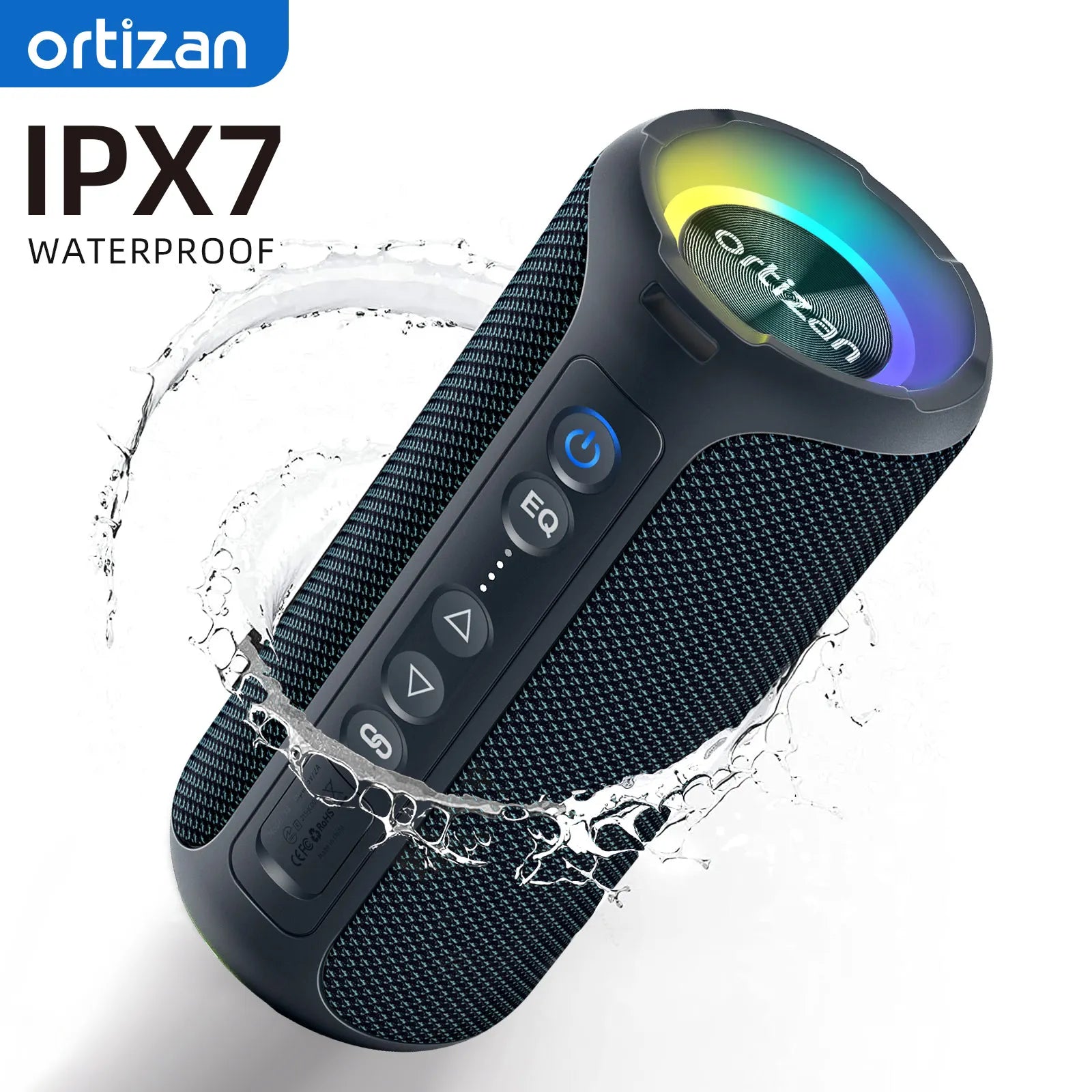 ORTIZAN 40W Bluetooth Speaker – Portable Waterproof Wireless Speaker with Deep Bass