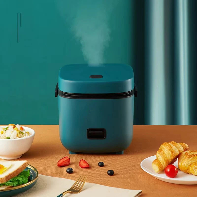 Mini Electric Rice Cooker 1.2L – Non-Stick Multi Cooker for Rice, Soup & Porridge