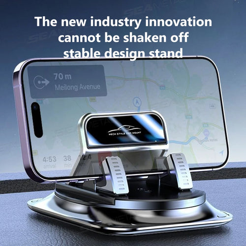 360° Dashboard Car Phone Mount – Universal Anti-Slip Silicone Holder for Smartphones