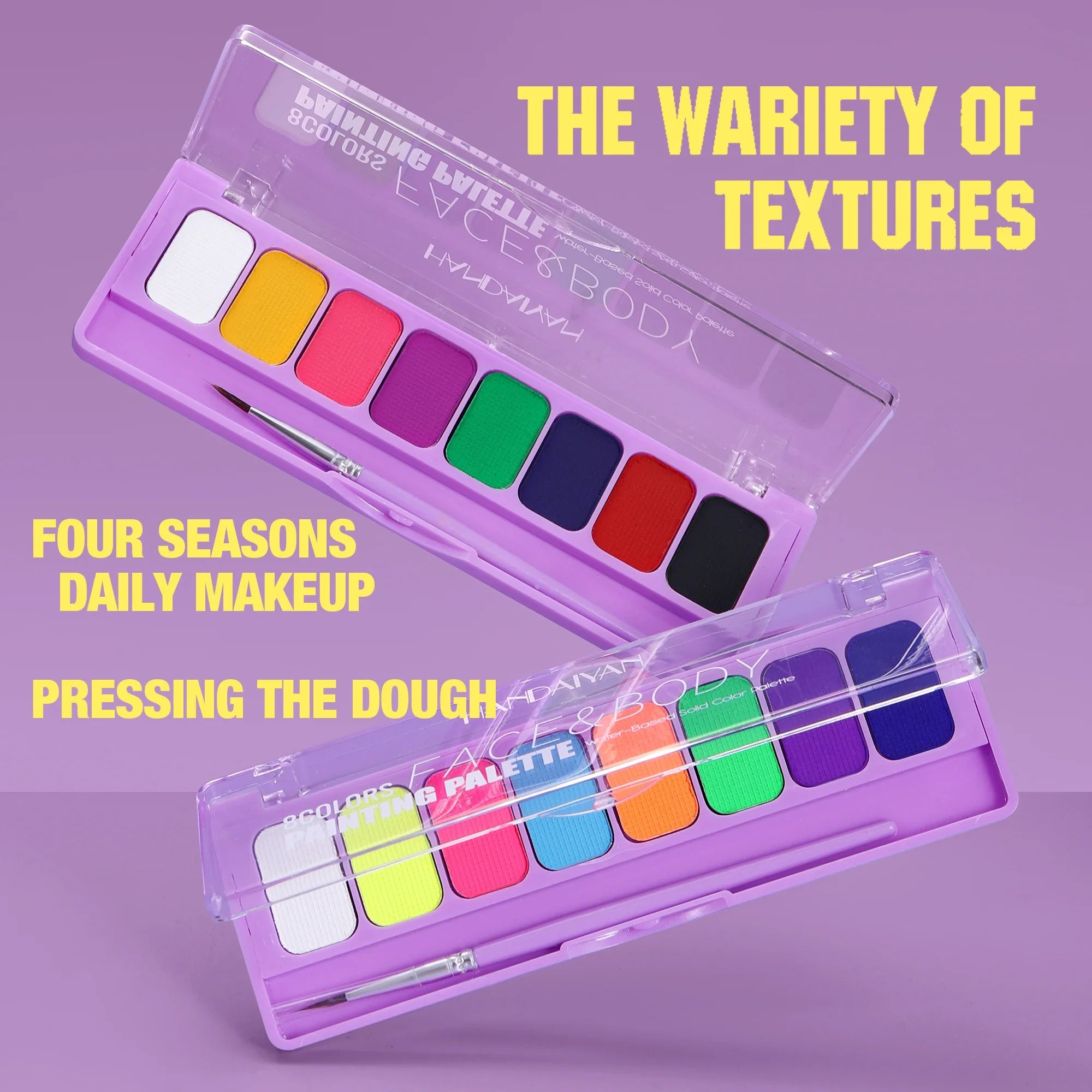 Color Face & Body Paint Palette – Water-Based Professional Makeup Kit