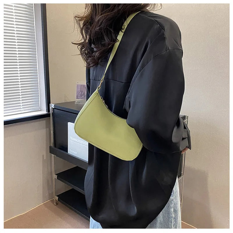 Elegant Small Crossbody Bag – PU Leather Handbag