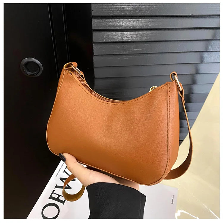 Elegant Small Crossbody Bag – PU Leather Handbag