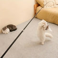 lInteractive Telescopic Cat Wand Toy – Retractable Feather Teaser for Cats