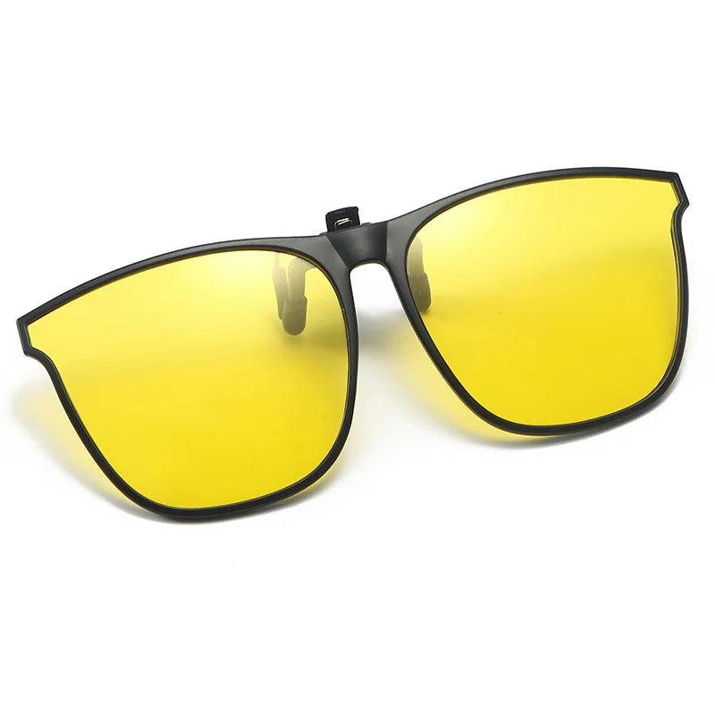 Polarized Clip-On Sunglasses – UV400 Anti-Glare Driving Glasses