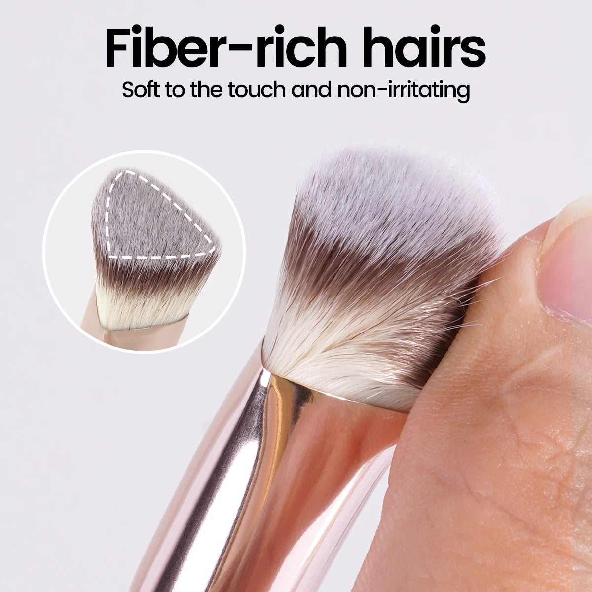 Triangle Concealer Brush – Precision Foundation & Under Eye Makeup Brush