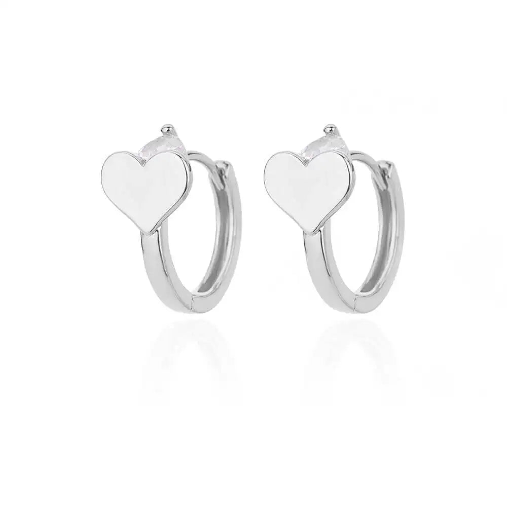 Rabbit & Butterfly Hoop Earrings – Gold Plated Stainless Steel Earrings