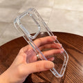 Luxury Transparent Shockproof Phone Case – Crystal Clear Protective Cover for iPhone