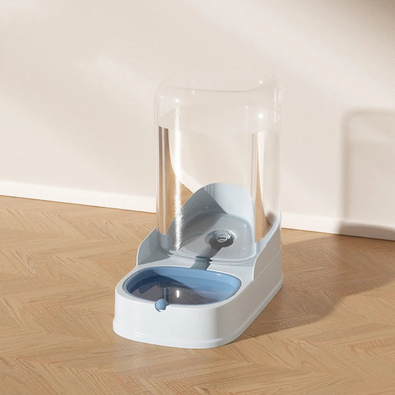 Automatic Pet Food & Water Dispenser Set – Large Capacity Gravity Feeder & Water Fountain for Cats and Small Dogs
