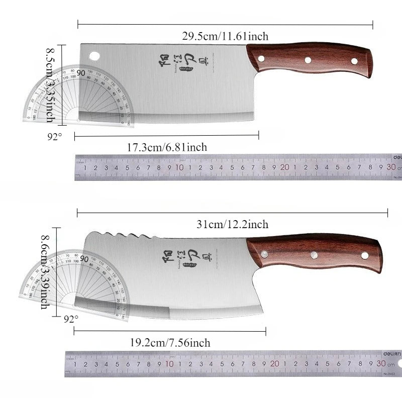 Premium Stainless Steel Meat Cleaver – Ultra Sharp Chef Kitchen Knife