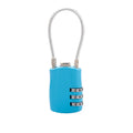 3-Digit Combination Cable Lock – Security Lock for Luggage, Backpack & Travel