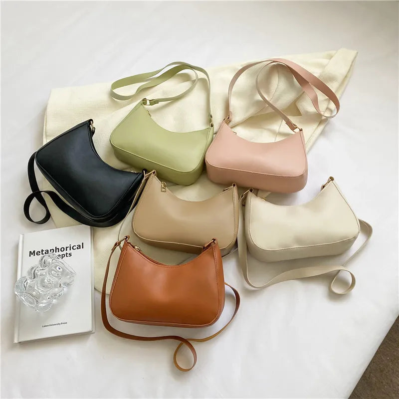 Elegant Small Crossbody Bag – PU Leather Handbag