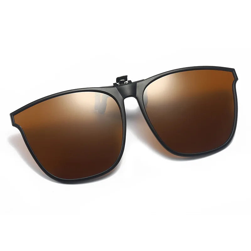 Polarized Clip-On Sunglasses – UV400 Anti-Glare Driving Glasses