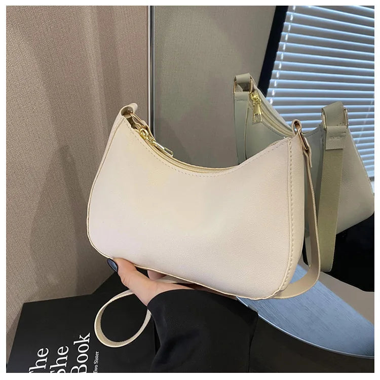 Elegant Small Crossbody Bag – PU Leather Handbag